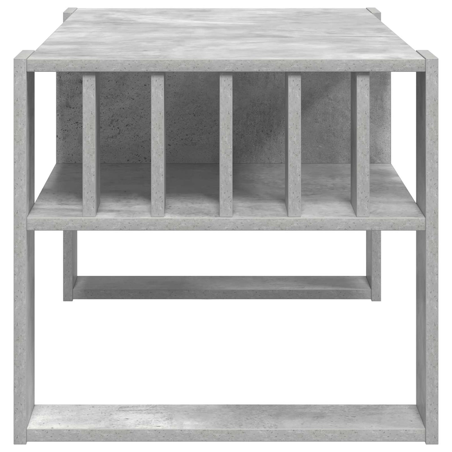 Salontafel Beton Grijs 92 x 49,5 x 45 cm Bewerkt hout
