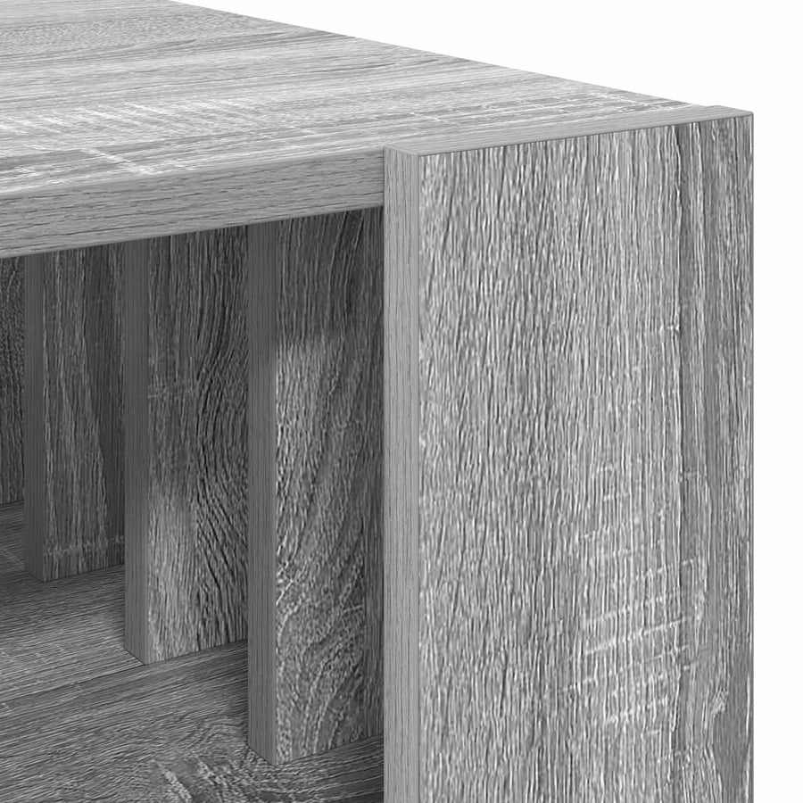 Salontafel Grijs Sonoma 92 x 49,5 x 45 cm Bewerkt hout
