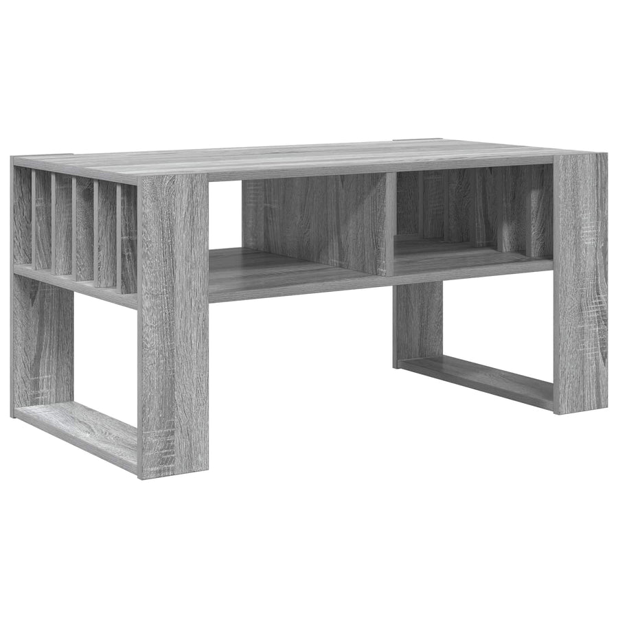 Salontafel Grijs Sonoma 92 x 49,5 x 45 cm Bewerkt hout