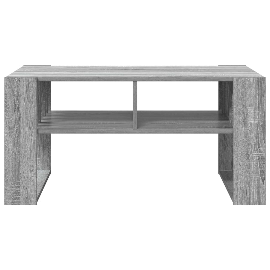 Salontafel Grijs Sonoma 92 x 49,5 x 45 cm Bewerkt hout