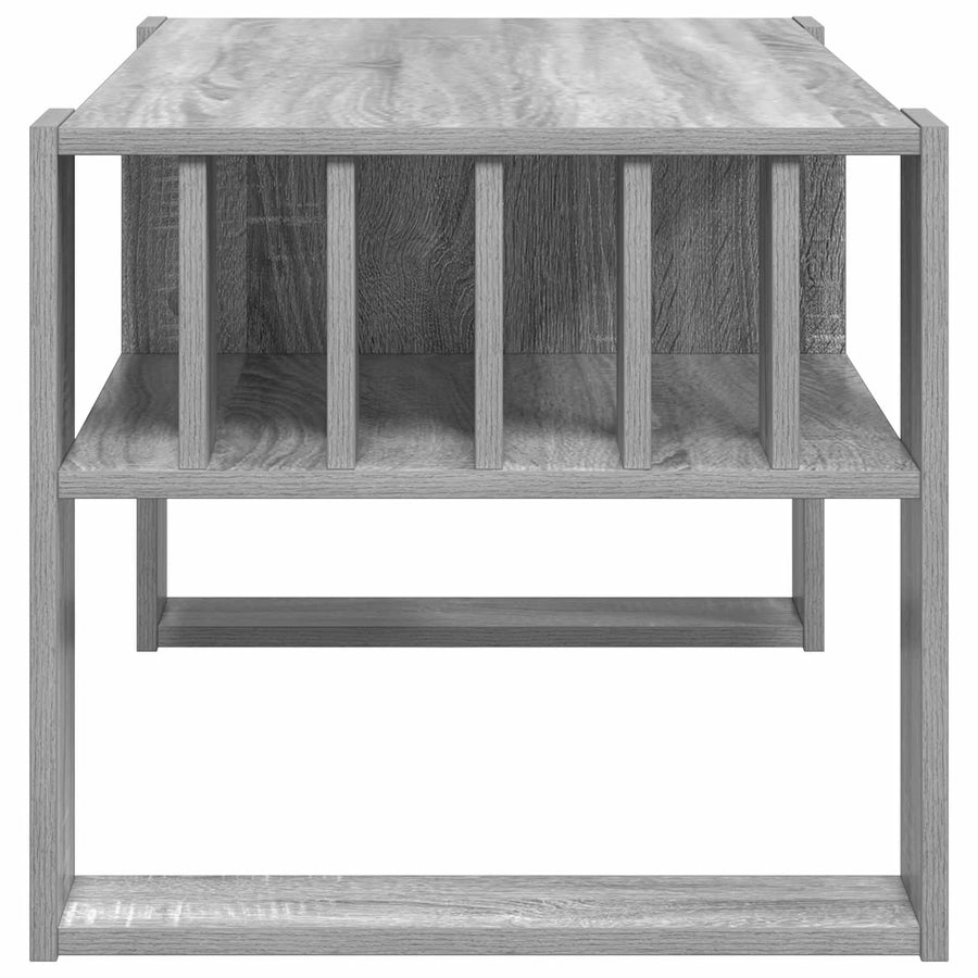 Salontafel Grijs Sonoma 92 x 49,5 x 45 cm Bewerkt hout