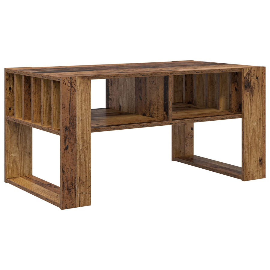 Salontafel Oudhout 92 x 49,5 x 45 cm Bewerkt hout