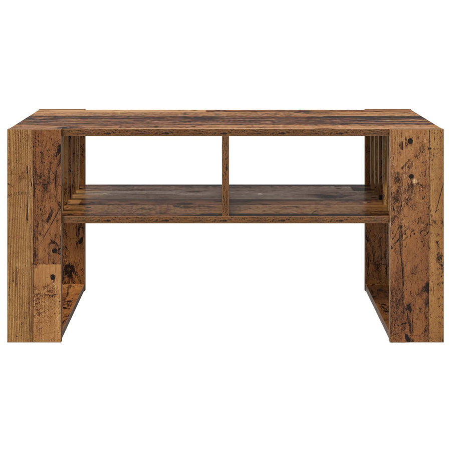 Salontafel Oudhout 92 x 49,5 x 45 cm Bewerkt hout