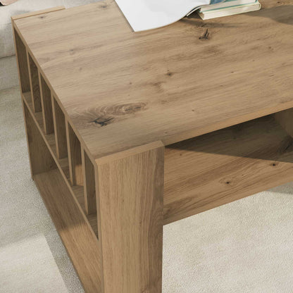 Salontafel Artisan Eiken 92 x 49,5 x 45 cm Bewerkt hout