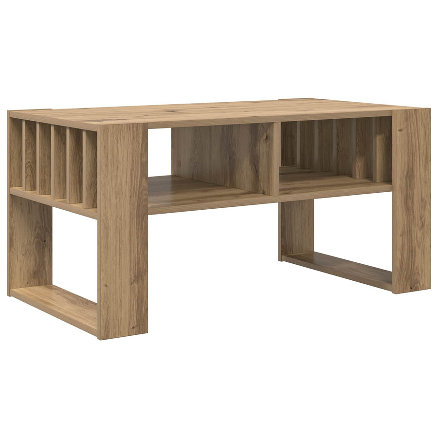 Salontafel Artisan Eiken 92 x 49,5 x 45 cm Bewerkt hout