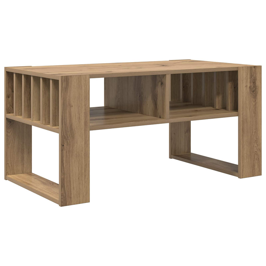 Salontafel Artisan Eiken 92 x 49,5 x 45 cm Bewerkt hout