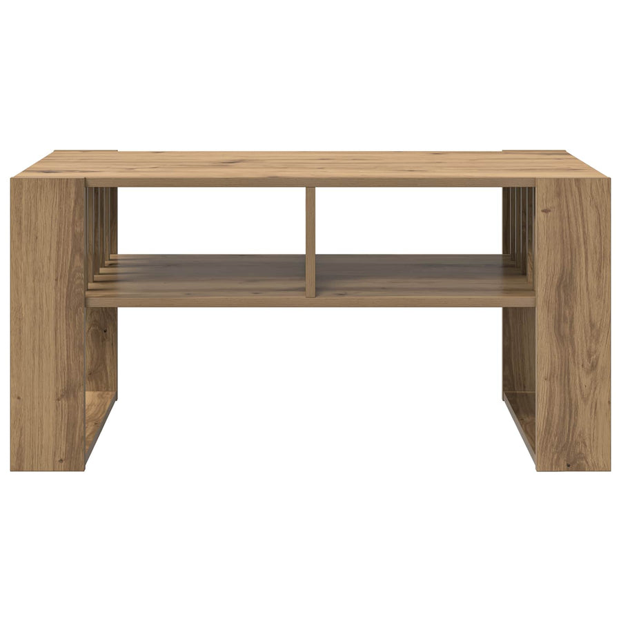 Salontafel Artisan Eiken 92 x 49,5 x 45 cm Bewerkt hout