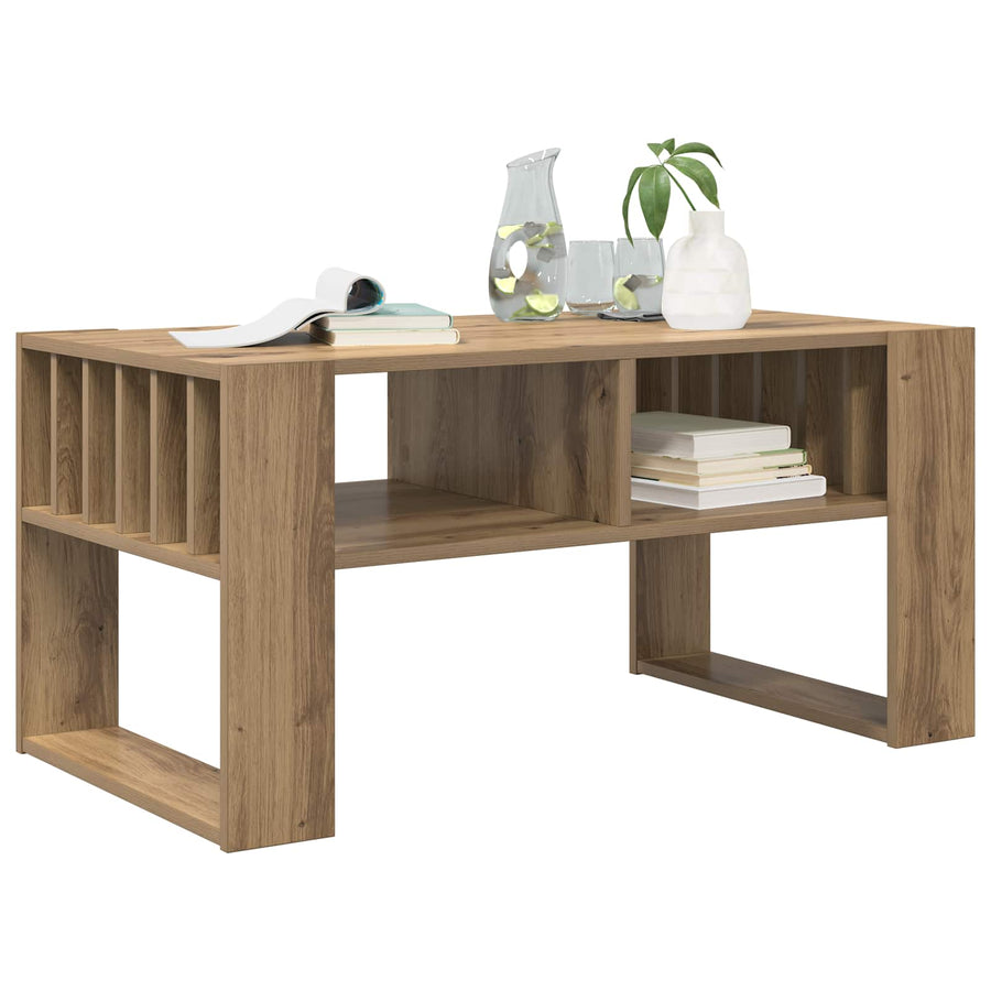 Salontafel Artisan Eiken 92 x 49,5 x 45 cm Bewerkt hout