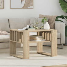 Salontafel Sonoma Eiken 66 x 49,5 x 45 cm Bewerkt hout