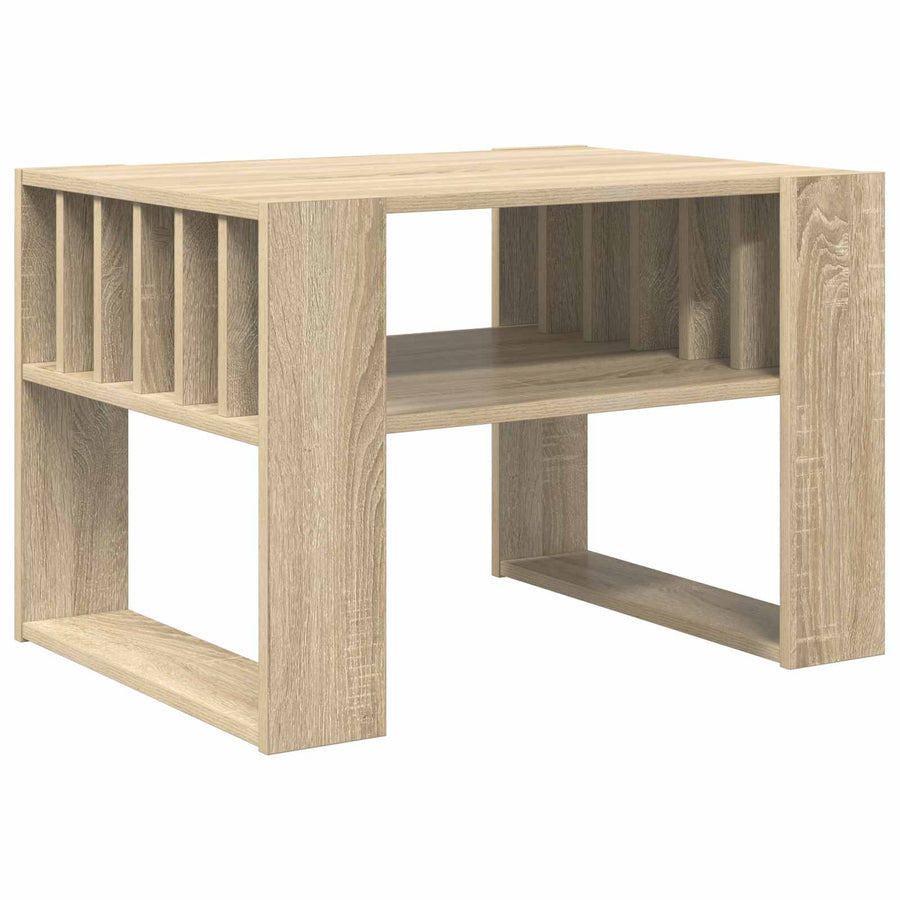 Salontafel Sonoma Eiken 66 x 49,5 x 45 cm Bewerkt hout