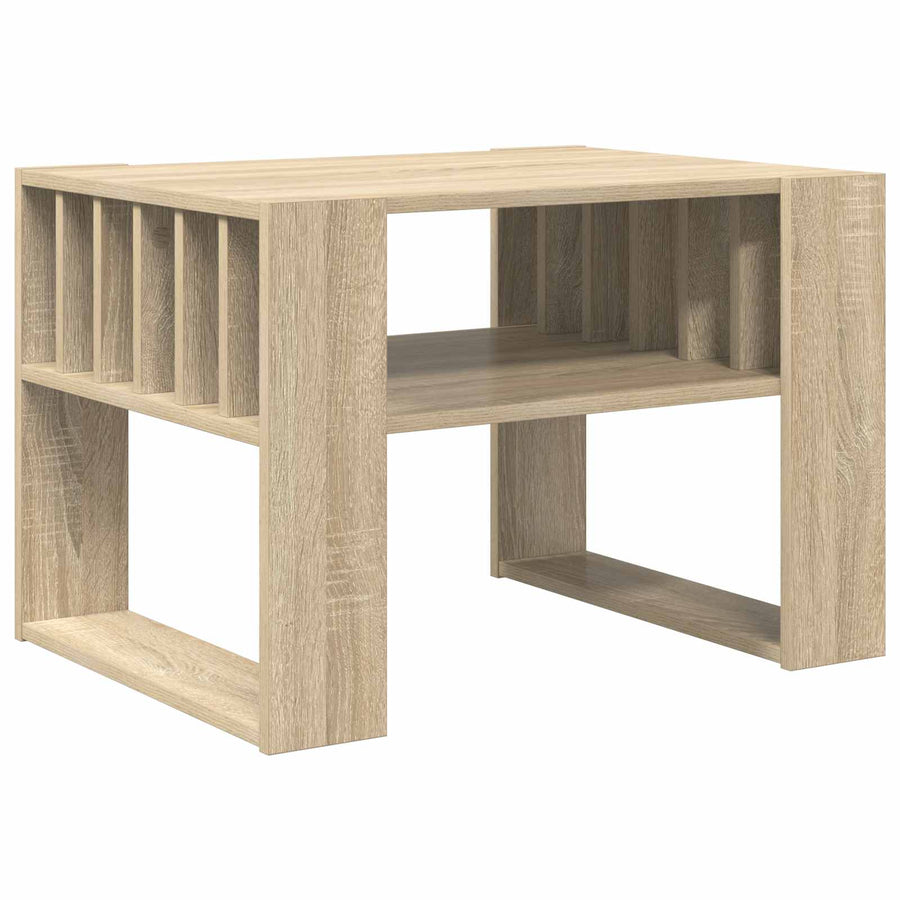 Salontafel Sonoma Eiken 66 x 49,5 x 45 cm Bewerkt hout
