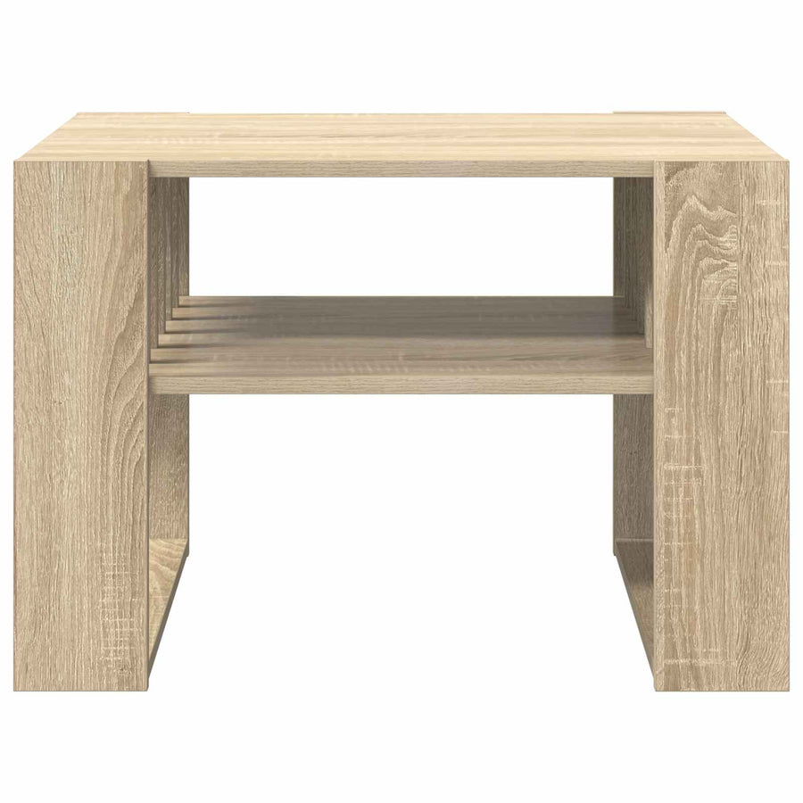 Salontafel Sonoma Eiken 66 x 49,5 x 45 cm Bewerkt hout