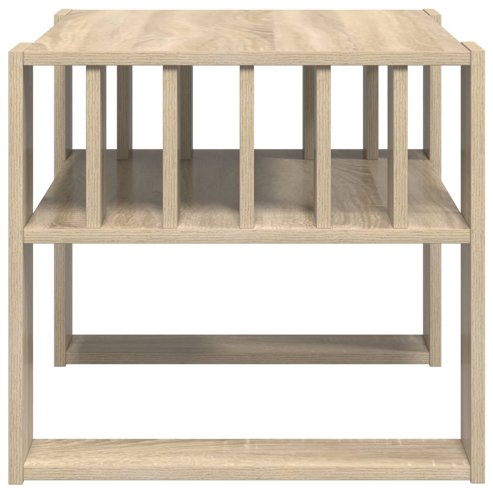 Salontafel Sonoma Eiken 66 x 49,5 x 45 cm Bewerkt hout
