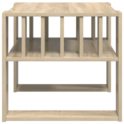 Salontafel Sonoma Eiken 66 x 49,5 x 45 cm Bewerkt hout