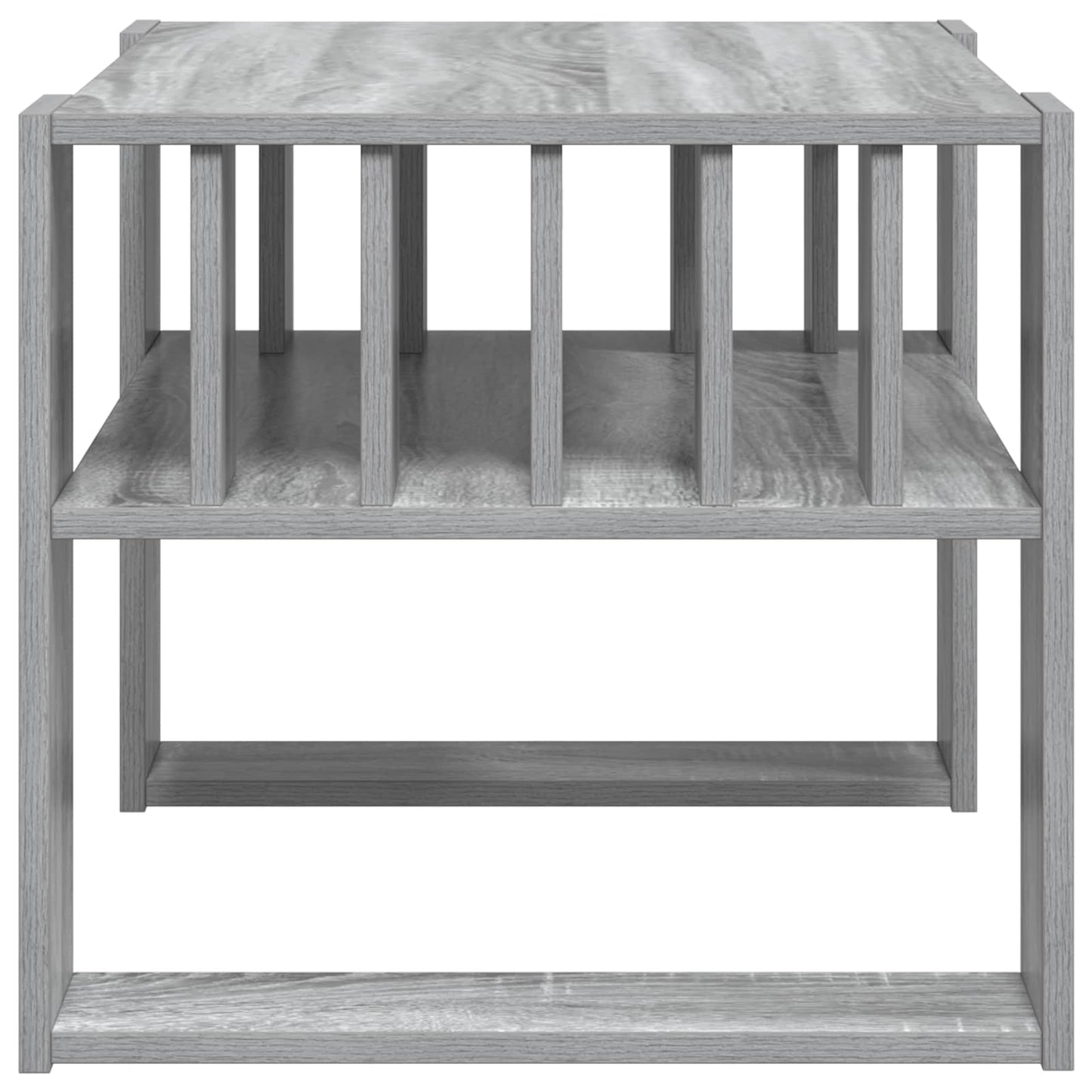 Salontafel Grijs Sonoma 66 x 49,5 x 45 cm Bewerkt hout