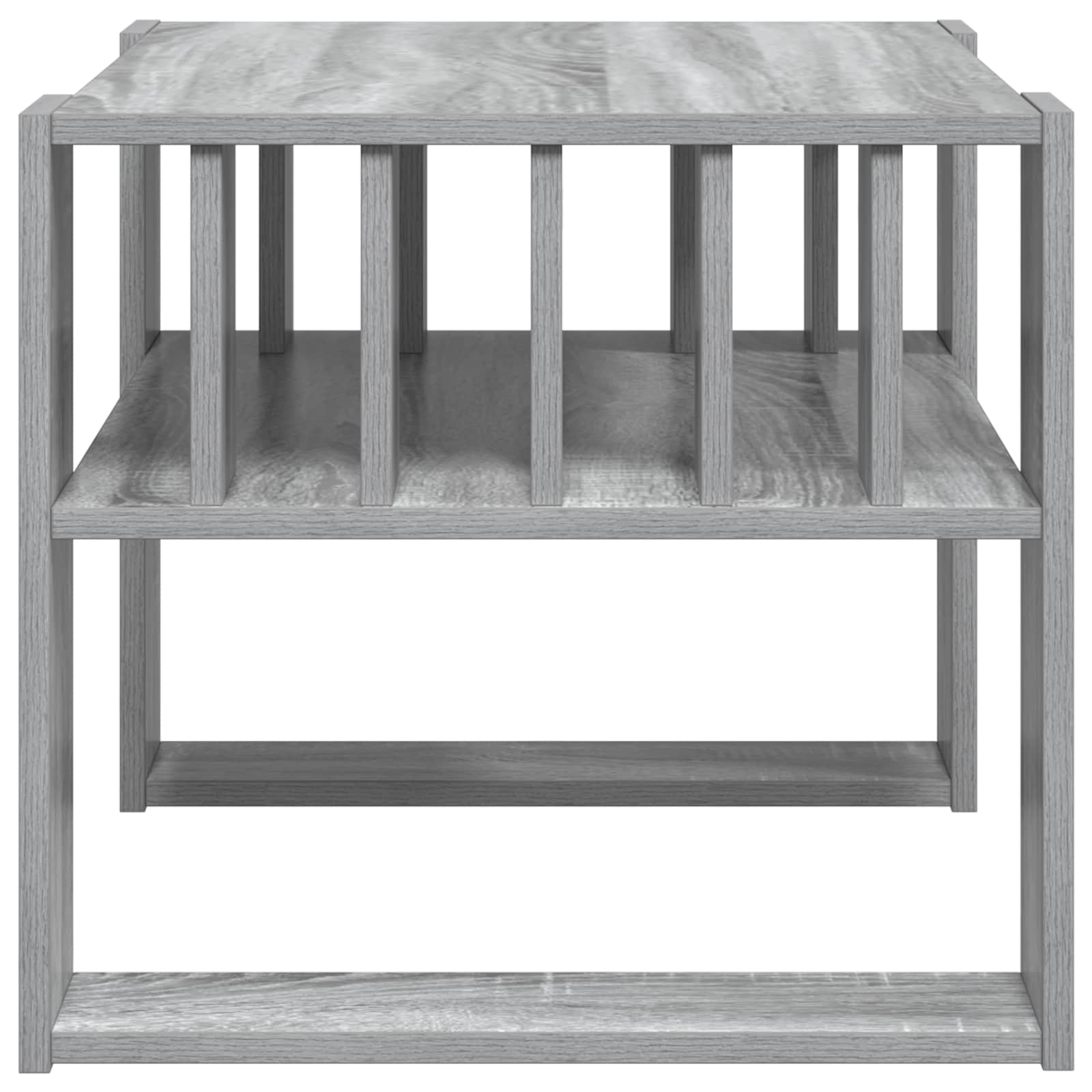 Salontafel Grijs Sonoma 66 x 49,5 x 45 cm Bewerkt hout