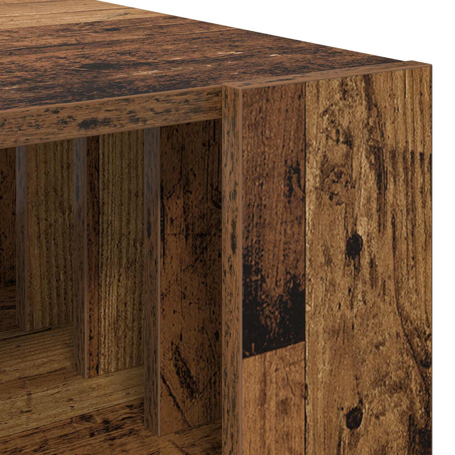 Salontafel Oudhout 66 x 49,5 x 45 cm Bewerkt hout
