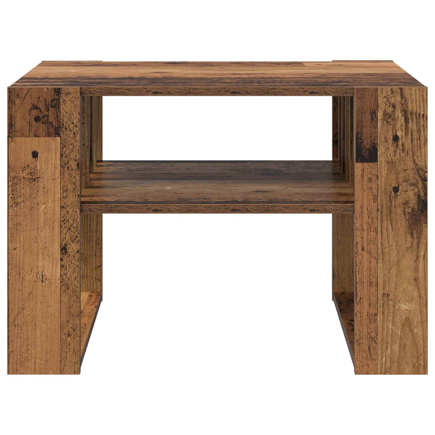 Salontafel Oudhout 66 x 49,5 x 45 cm Bewerkt hout
