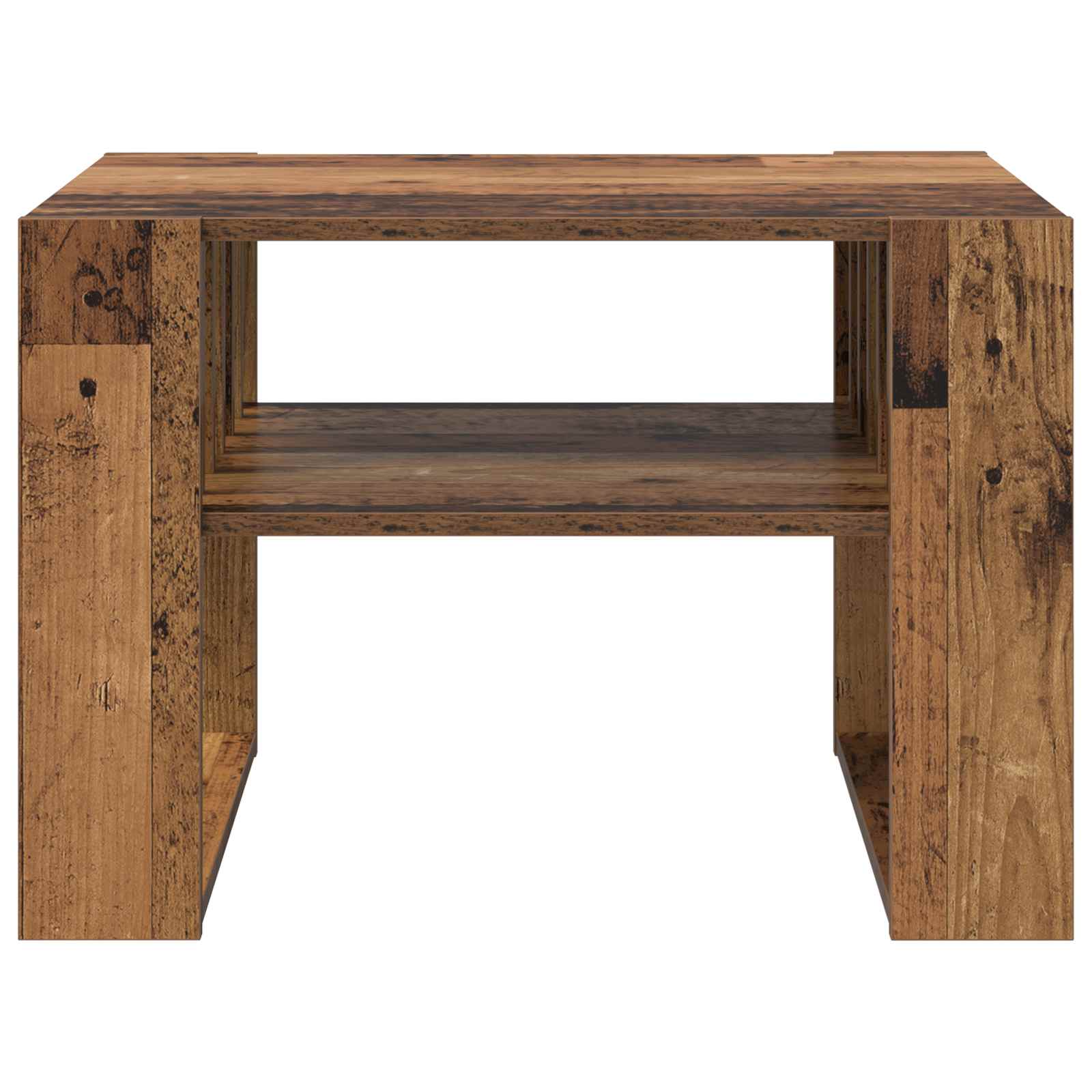 Salontafel Oudhout 66 x 49,5 x 45 cm Bewerkt hout