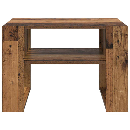 Salontafel Oudhout 66 x 49,5 x 45 cm Bewerkt hout