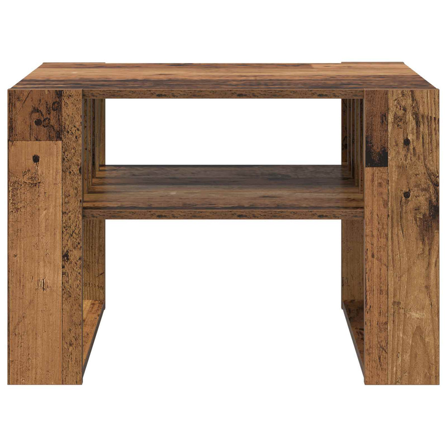 Salontafel Oudhout 66 x 49,5 x 45 cm Bewerkt hout