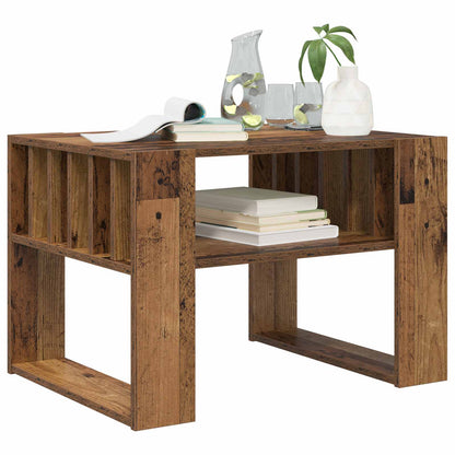 Salontafel Oudhout 66 x 49,5 x 45 cm Bewerkt hout