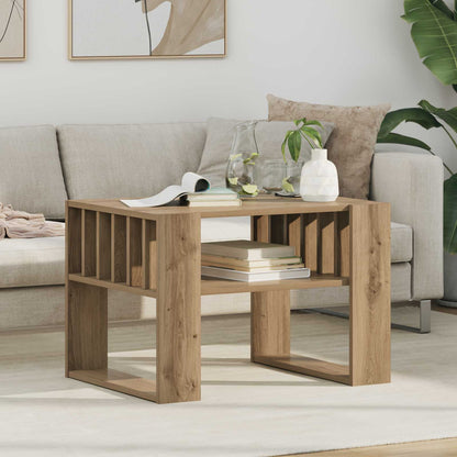 Salontafel Artisan Eiken 66 x 49,5 x 45 cm Bewerkt hout
