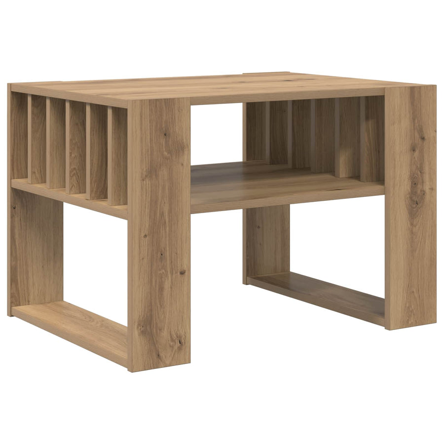 Salontafel Artisan Eiken 66 x 49,5 x 45 cm Bewerkt hout