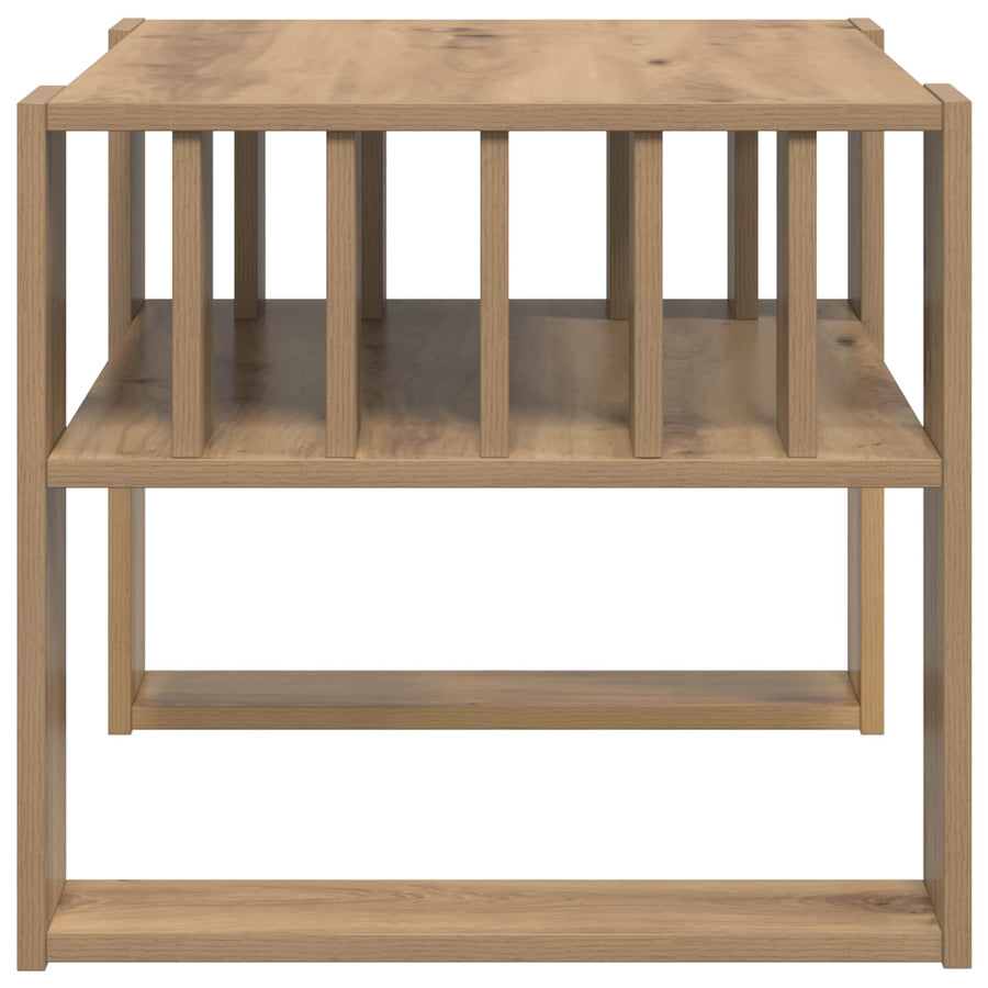 Salontafel Artisan Eiken 66 x 49,5 x 45 cm Bewerkt hout