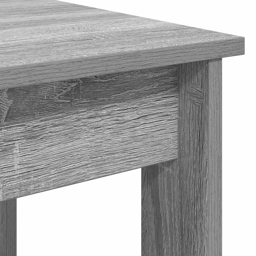 Koffietafel Set 2 pcs Grijs Sonoma Bewerkt hout