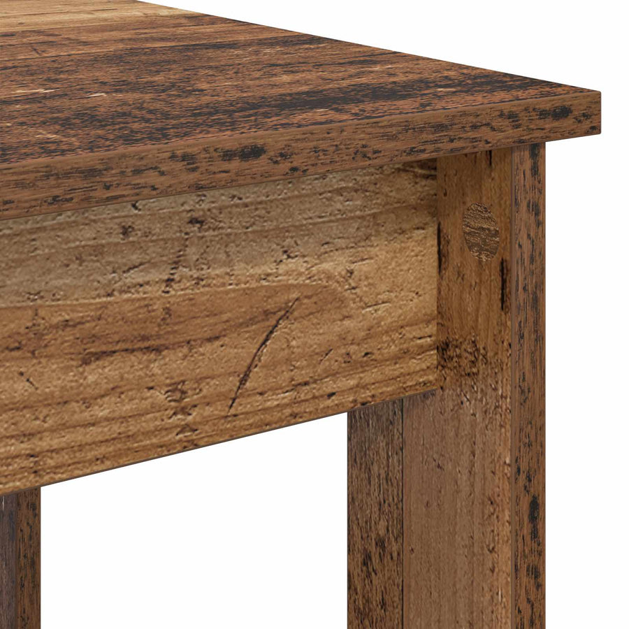 Koffietafel Set 2 pcs Oudhout Bewerkt hout