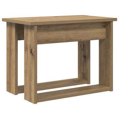 Koffietafel Set 2 pcs Artisan Eiken Bewerkt hout
