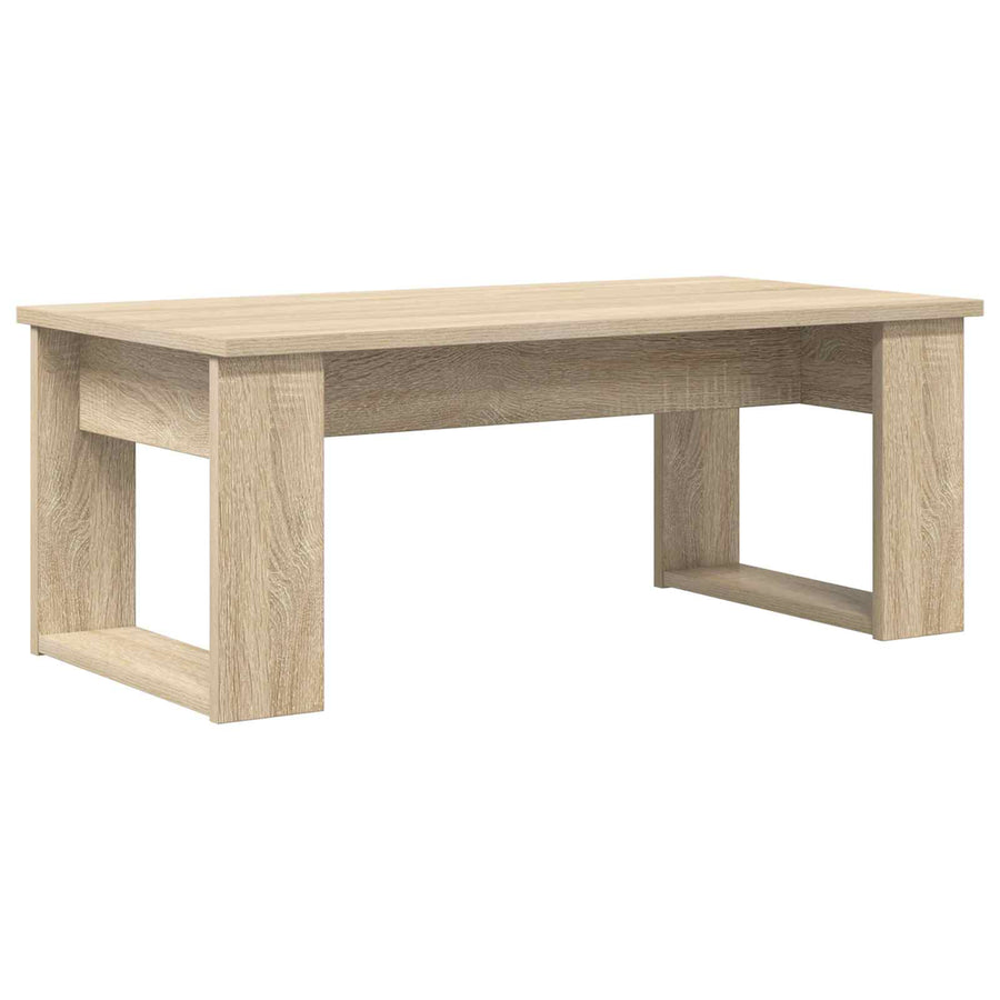 Koffietafel Set 2 pcs Sonoma Eiken Bewerkt hout