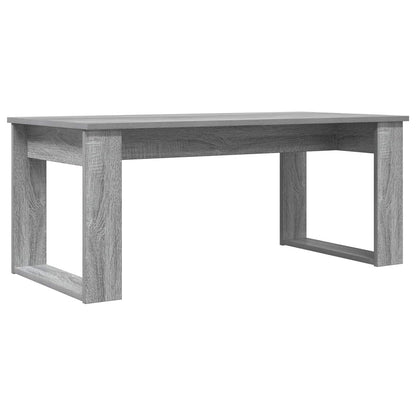 Koffietafel Set 2 pcs Grijs Sonoma Bewerkt hout