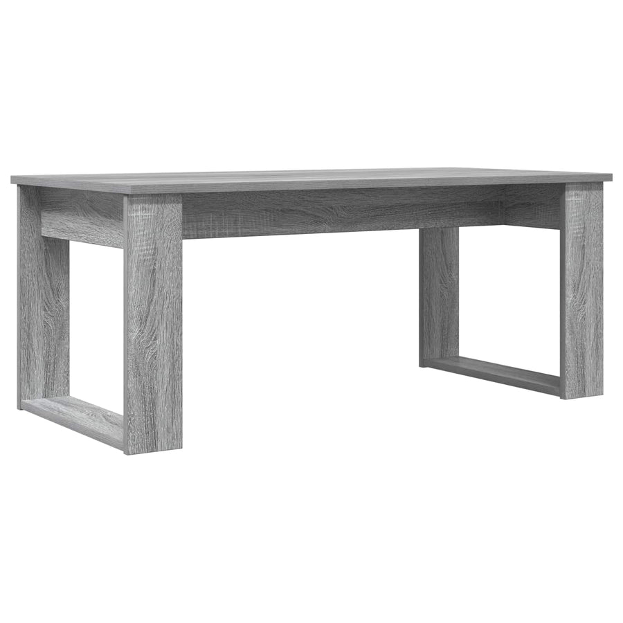 Koffietafel Set 2 pcs Grijs Sonoma Bewerkt hout