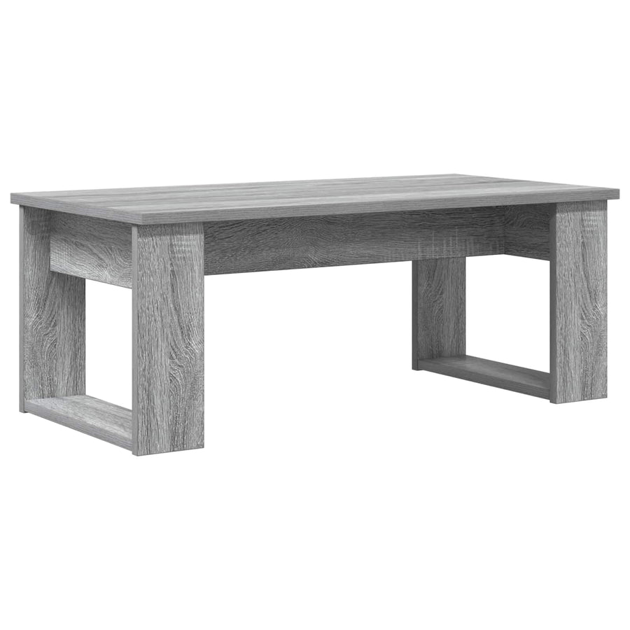 Koffietafel Set 2 pcs Grijs Sonoma Bewerkt hout