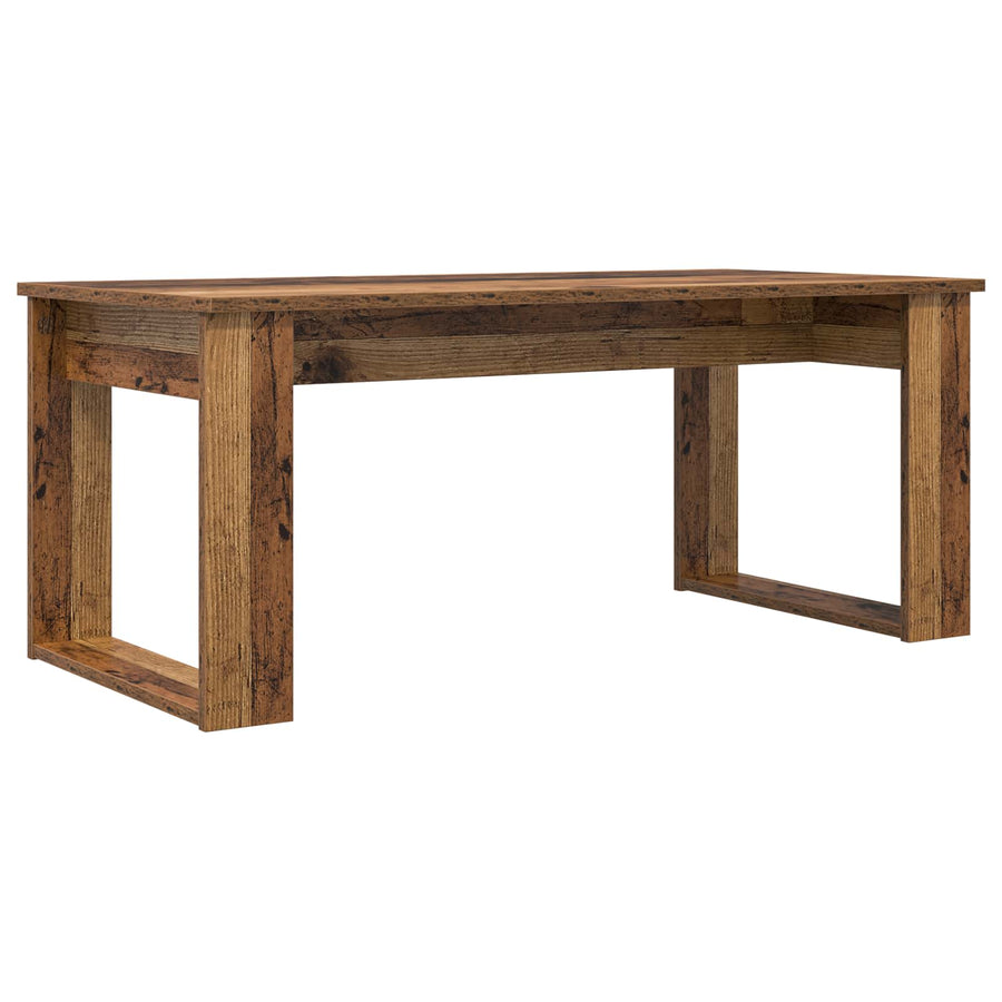 Koffietafel Set 2 pcs Oudhout Bewerkt hout
