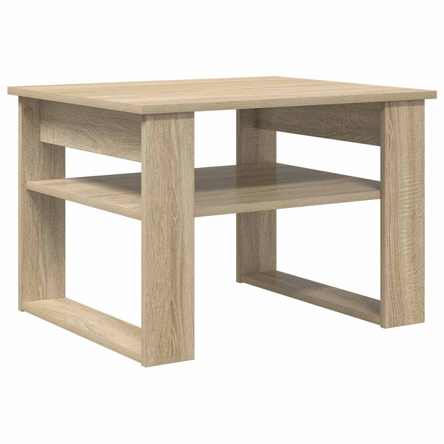Salontafel met opslag Sonoma Eiken 64 x 54 x 44 cm Bewerkt hout