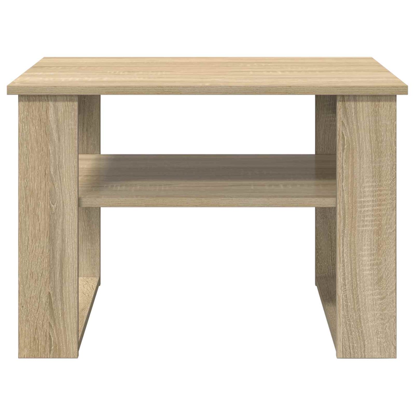 Salontafel met opslag Sonoma Eiken 64 x 54 x 44 cm Bewerkt hout
