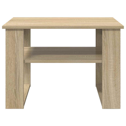 Salontafel met opslag Sonoma Eiken 64 x 54 x 44 cm Bewerkt hout