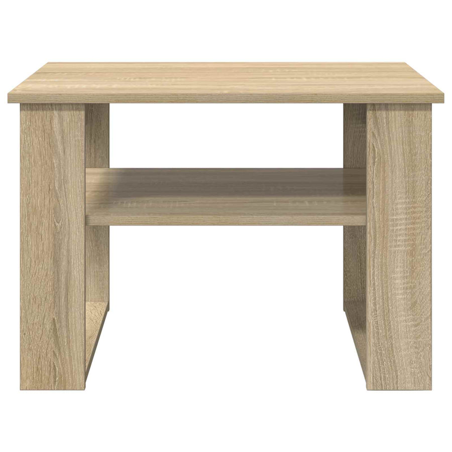 Salontafel met opslag Sonoma Eiken 64 x 54 x 44 cm Bewerkt hout