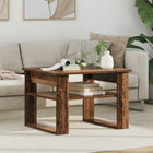 Salontafel 64x54x44 cm oudhout bewerkt hout