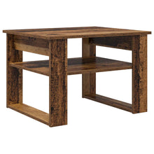 Salontafel met opslag Oudhout 64 x 54 x 44 cm Bewerkt hout