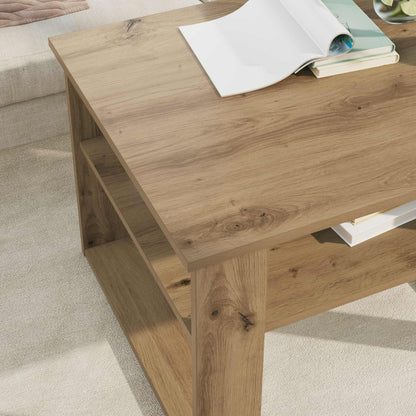 Salontafel Artisan Eiken 64 x 54 x 44 cm Bewerkt hout