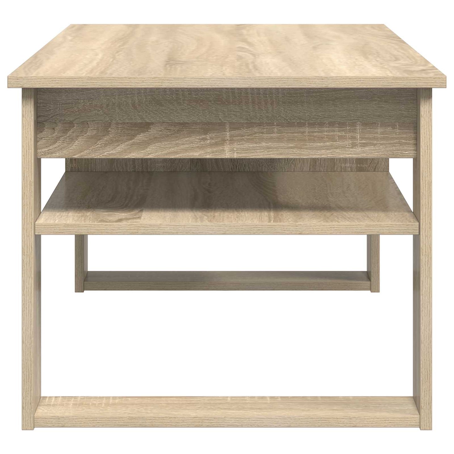 Salontafel met opslag Sonoma Eiken 96 x 54 x 44 cm Bewerkt hout
