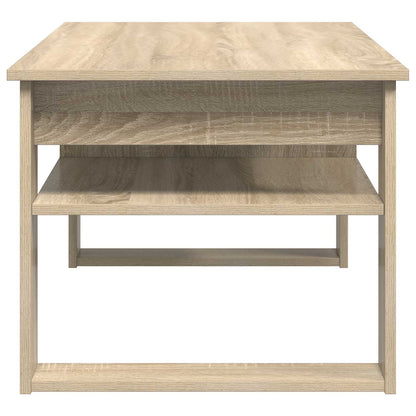 Salontafel met opslag Sonoma Eiken 96 x 54 x 44 cm Bewerkt hout