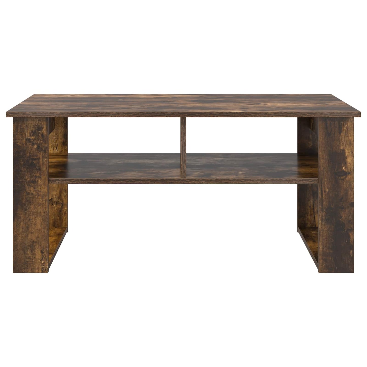 Salontafel Gerookt eiken 96 x 54 x 44 cm Bewerkt hout