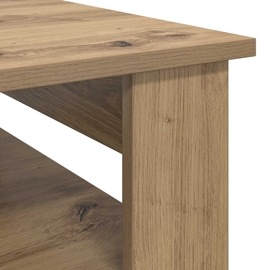 Salontafel Artisan Eiken 96 x 54 x 44 cm Bewerkt hout