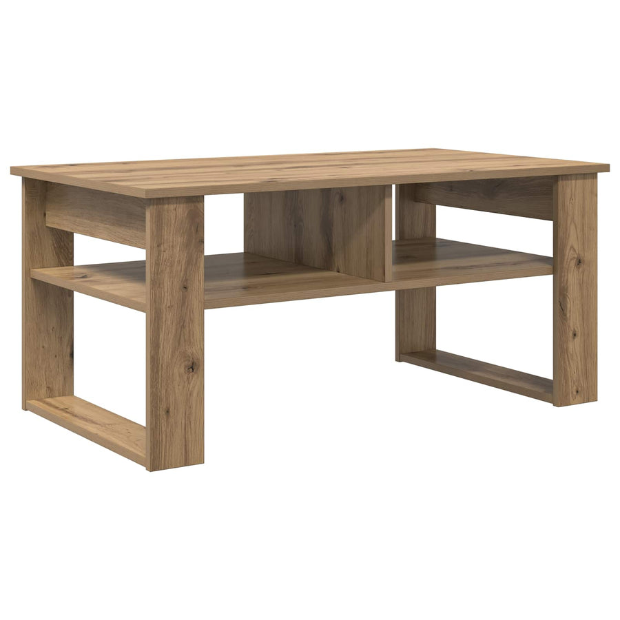 Salontafel Artisan Eiken 96 x 54 x 44 cm Bewerkt hout