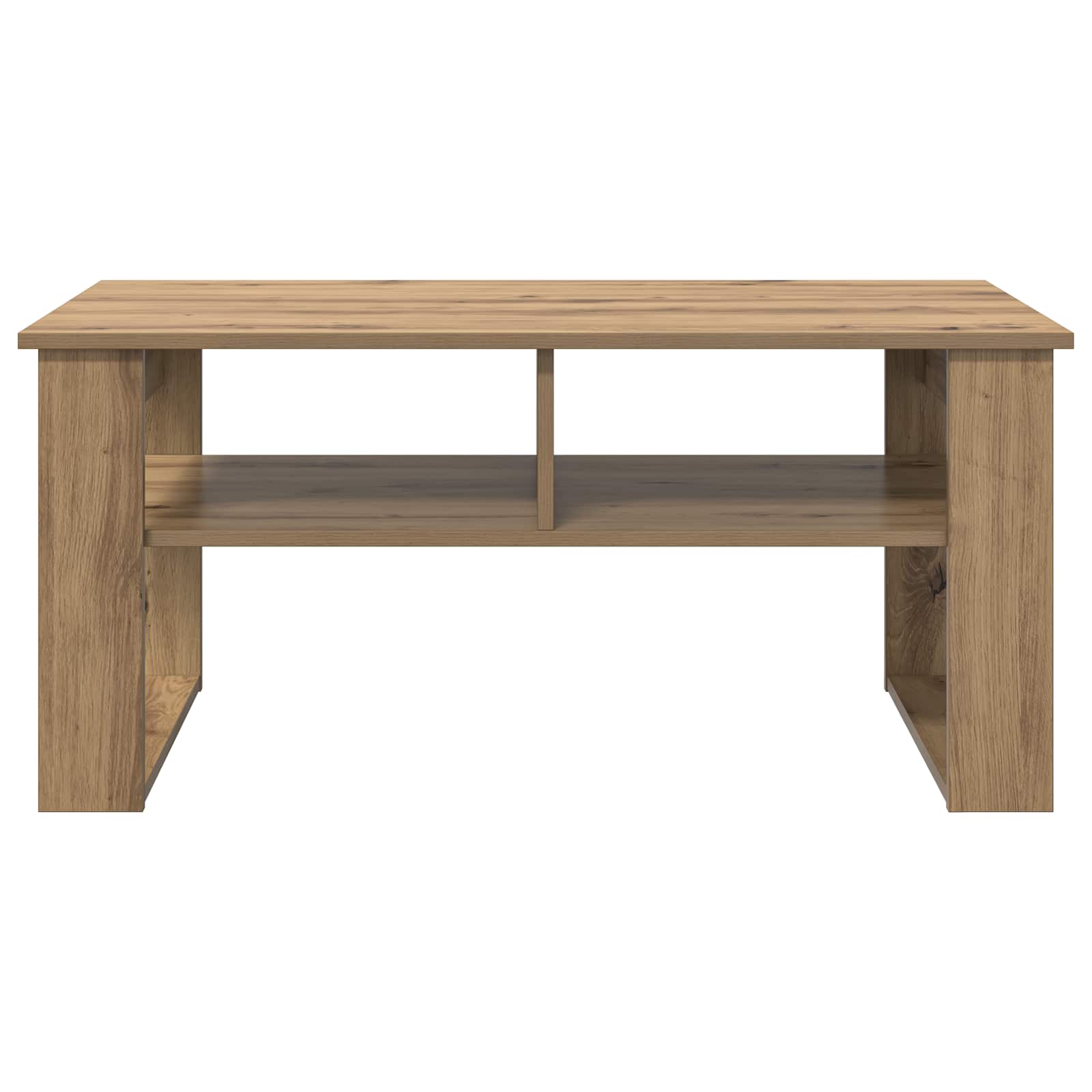 Salontafel Artisan Eiken 96 x 54 x 44 cm Bewerkt hout